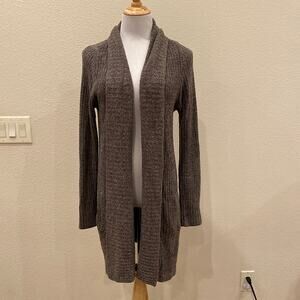 Barefoot Dreams Cozychic Lite Montecito Cardi 494 Taupe Size Large